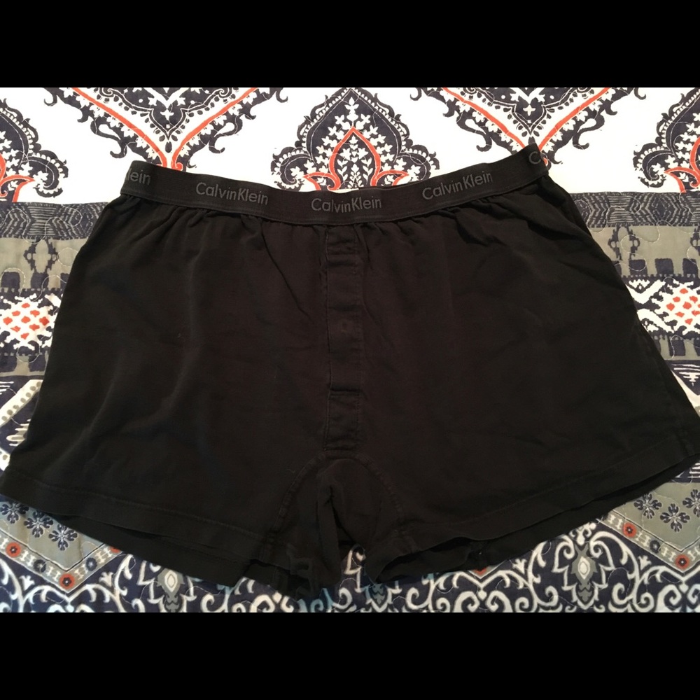 LAST CALL Calvin Klein XL Black Boxer Briefs